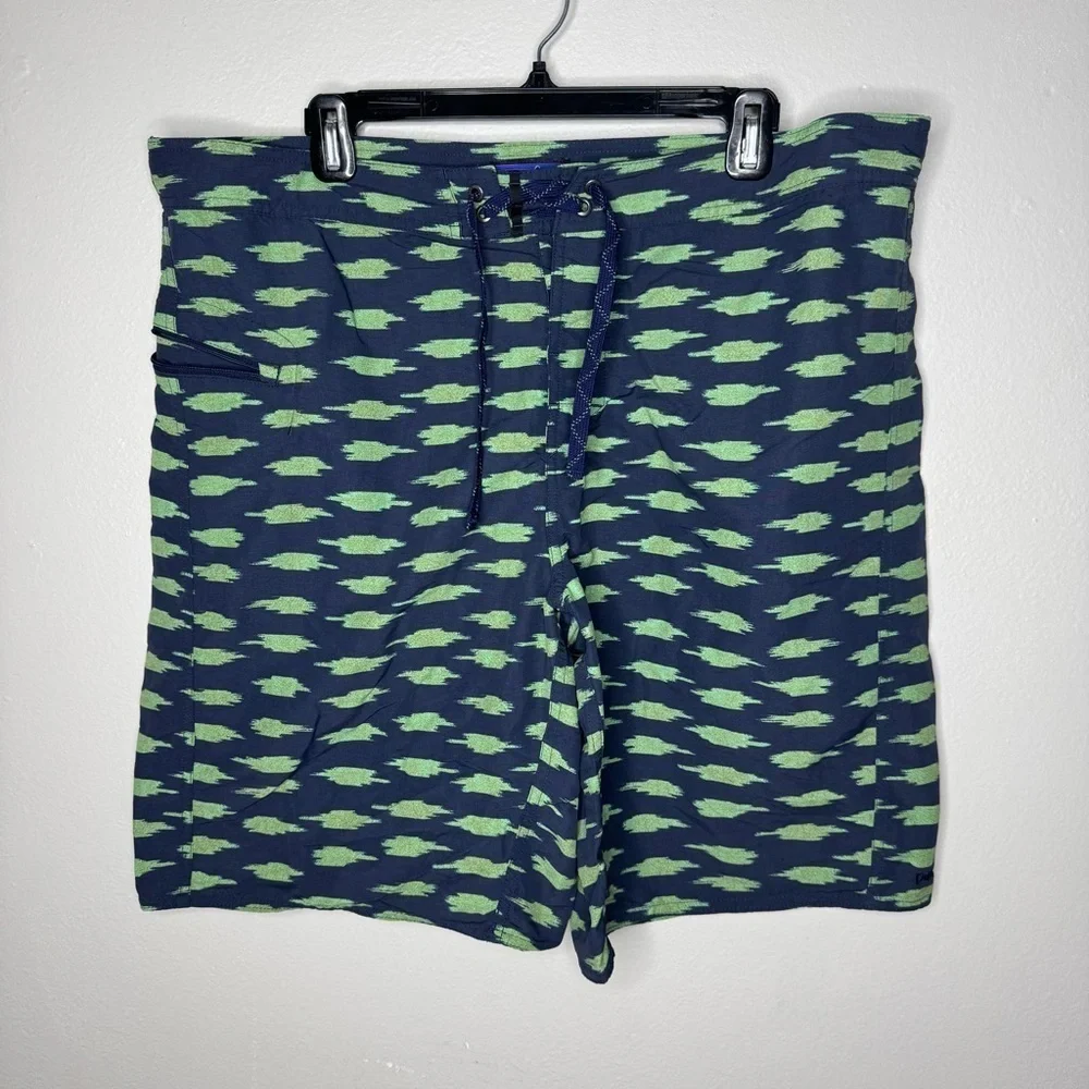 Patagonia Men’s Swim Trunks Blue And Green
